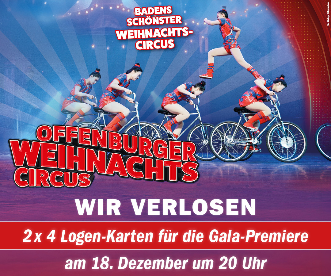 1080x860px_Newsletter_LP_Weihnachtscircus_Gewinnspiel Gewinnspiel: Offenburger Weihnachtscircus. Wir verlosen 2x4 Karten für die Gala-Premiere