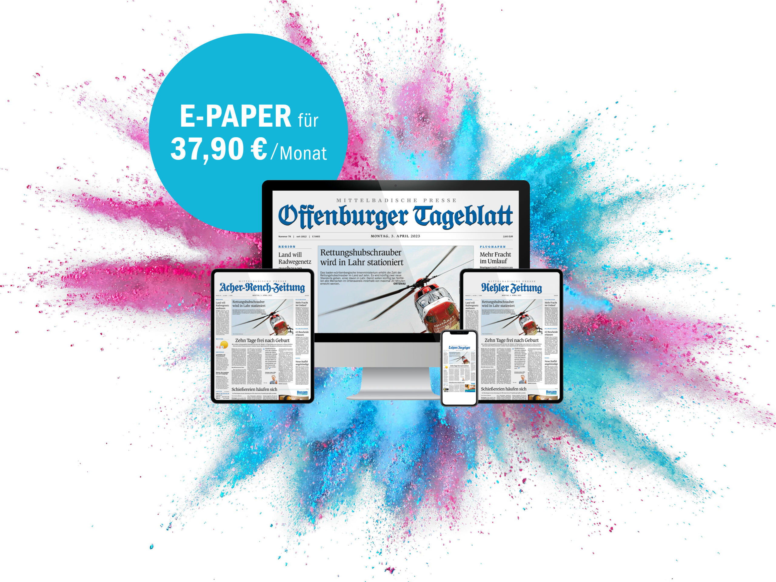 1200x900px_Landingpage_E-Paper_Geraete E-Paper für 37,90 €/Monat